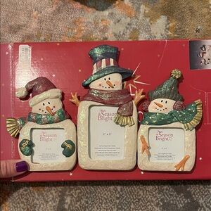 Kohl's Snowman and Tree Holiday Decor